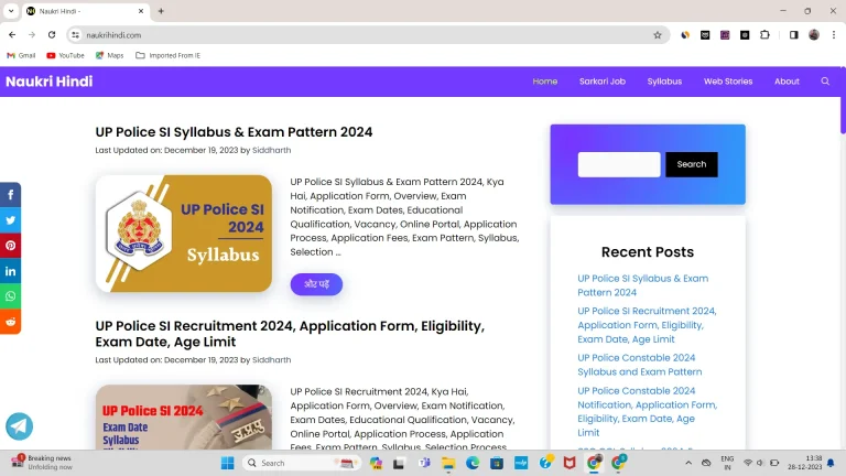 Blogging Website